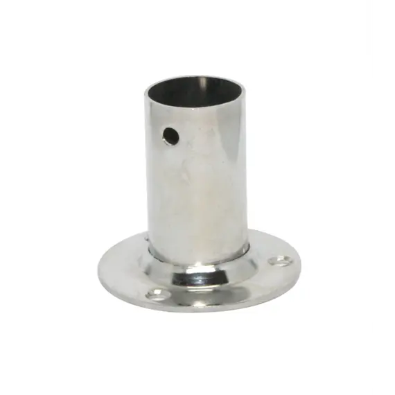 Base ronde droite à 90 degrés de diamètre 25mm., Diamètre, mm: 25
