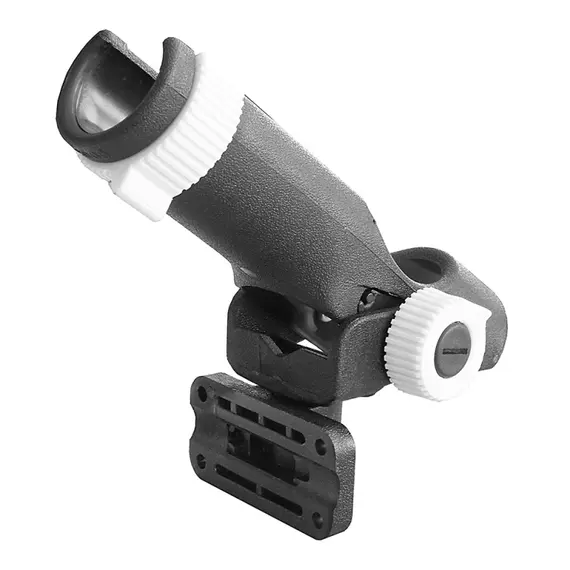 Adjustable rod holder side bayonet mount