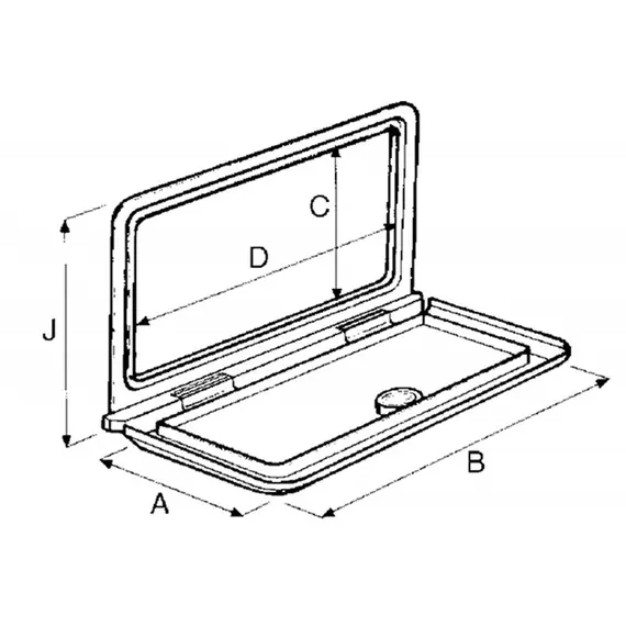 Coffre avec serrure - 375x275x160mm, 3 image Coffre avec serrure - 375x275x160mm, 3 image