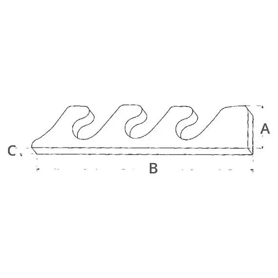 PVC Wall Mounted Rod Holder for 2 Rods, Model: 2 Rods, 2 image PVC Wall Mounted Rod Holder for 2 Rods, Model: 2 Rods, 2 image