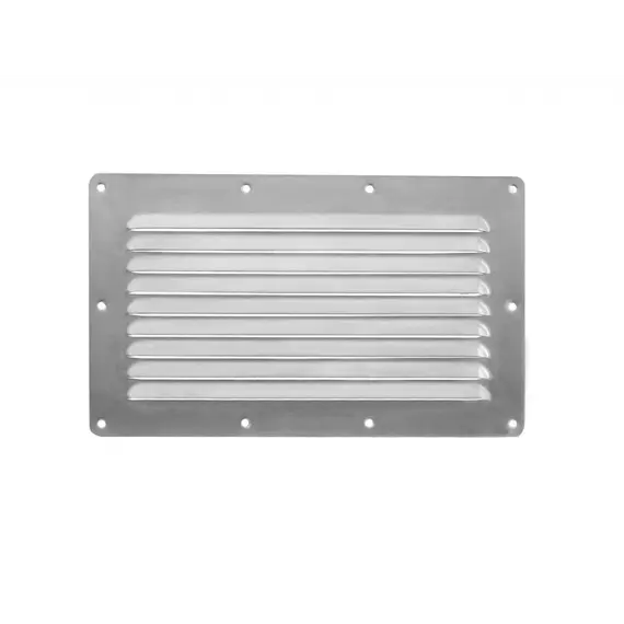Évents à persiennes en acier inoxydable - 250x150mm