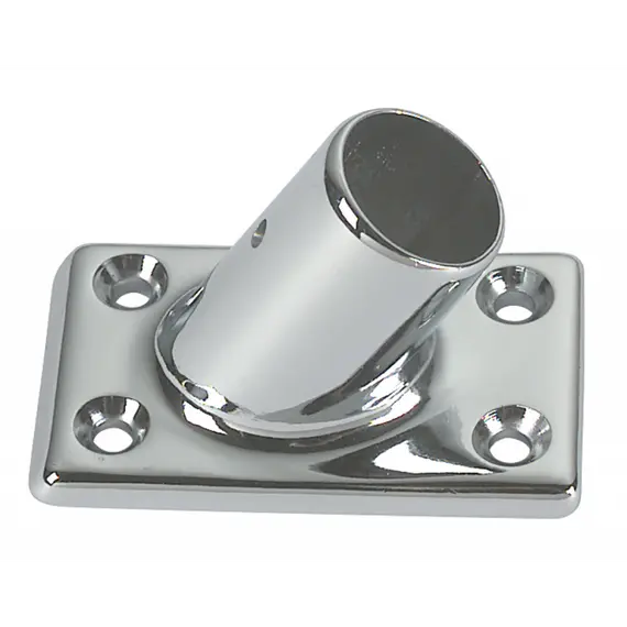 Rectangular base 60 degrees - diameter 22mm