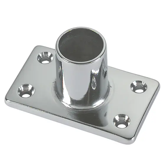 Rectangular base 90 degrees - diameter 22mm