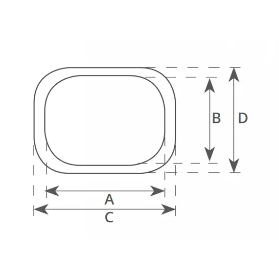Trappe - 580x580mm, Dimensions, mm: 580x580, 2 image Trappe - 580x580mm, Dimensions, mm: 580x580, 2 image