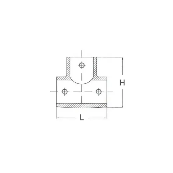 Té droit à 90 degrés - diamètre 22mm, Diamètre, mm: 22, 2 image Té droit à 90 degrés - diamètre 22mm, Diamètre, mm: 22, 2 image