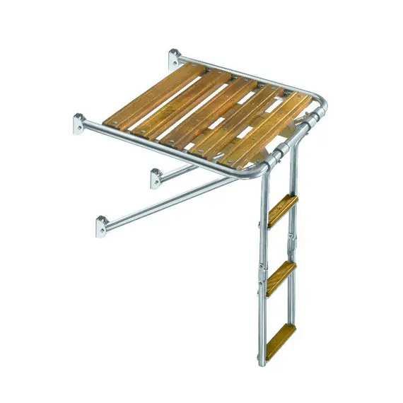 Plateforme de poupe - 3 marches - 390mm, Largeur, mm: 390