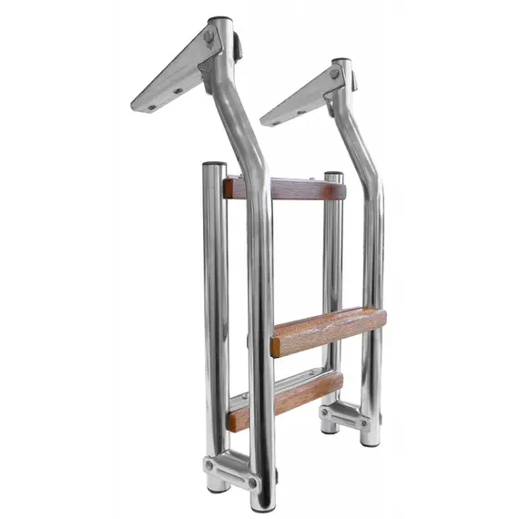 Échelle d'embarquement - 3 marches en bois, Modèle: Wood steps, 2 image