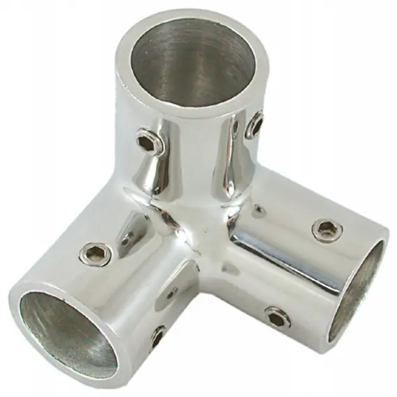 Coin à 3 voies 90 degrés - diamètre 22mm, Diamètre, mm: 22