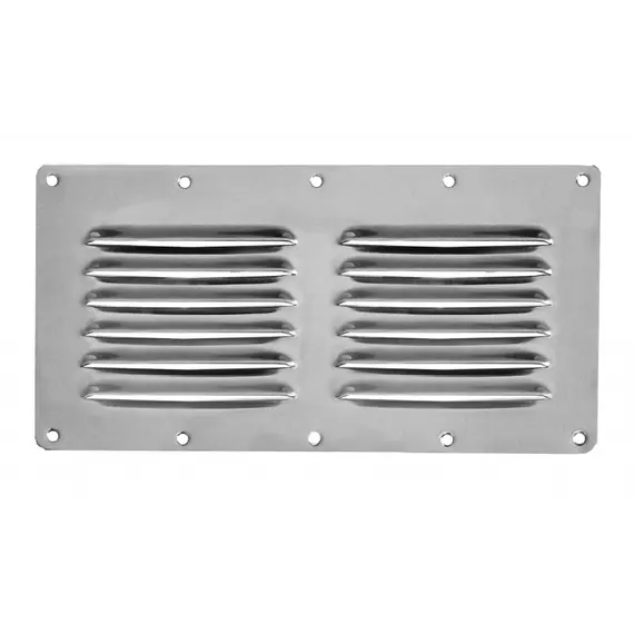 Stainless steel louver vents - 230x115mm