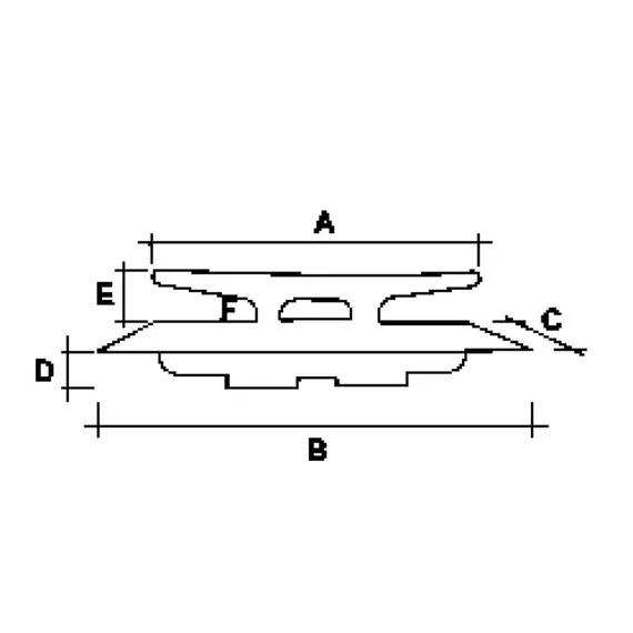 Foldaway cleat - 250mm, 3 image Foldaway cleat - 250mm, 3 image