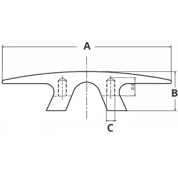 Cleat - 250mm, Length, mm: 250, 3 image Cleat - 250mm, Length, mm: 250, 3 image