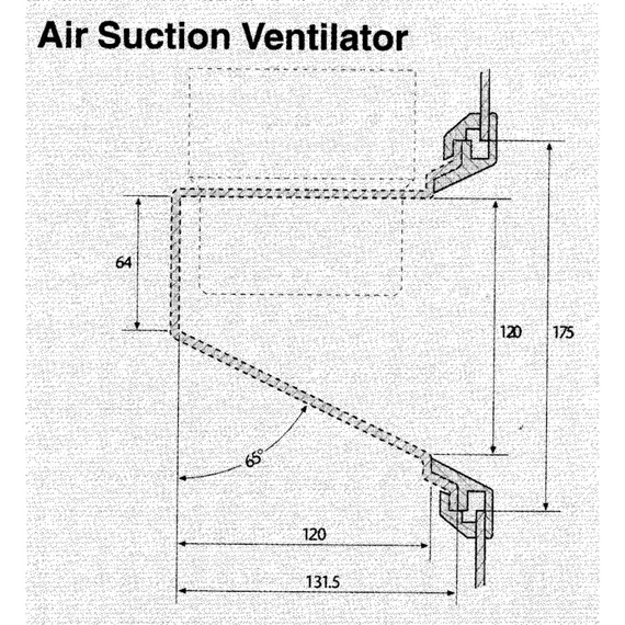 Volets à persiennes en alliage léger - 600x175mm, 4 image