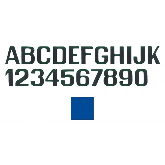 Lettre R bleue claire - 200mm
