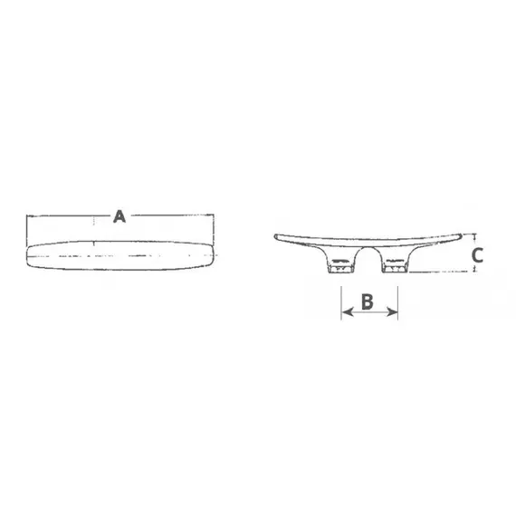 Cleat - 240mm, Length, mm: 240, 2 image Cleat - 240mm, Length, mm: 240, 2 image