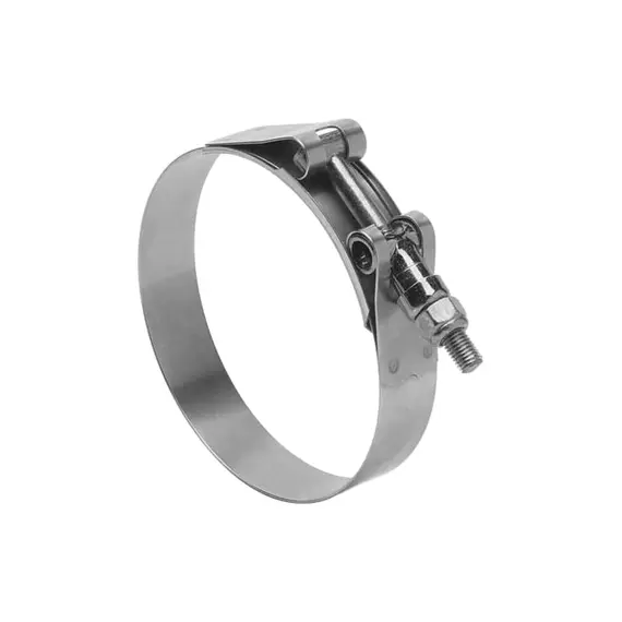 Inox T-bolt Clamp - 104-112mm, Diameter, mm: 104-112