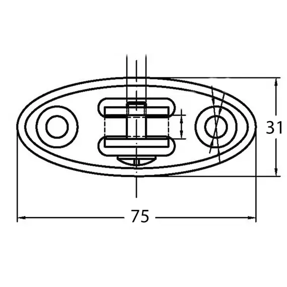 180° Adjustable Deck Hinge, 2 image 180° Adjustable Deck Hinge, 2 image