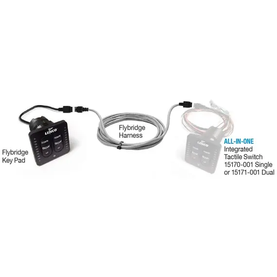 Interrupteur LED de flybridge avec faisceau blindé de 6,1 mètres, 3 image Interrupteur LED de flybridge avec faisceau blindé de 6,1 mètres, 3 image