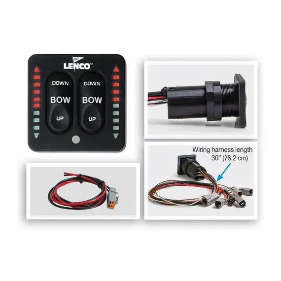 Kit de commutateur intégré LED pour système à double actionneur, 2 image Kit de commutateur intégré LED pour système à double actionneur, 2 image