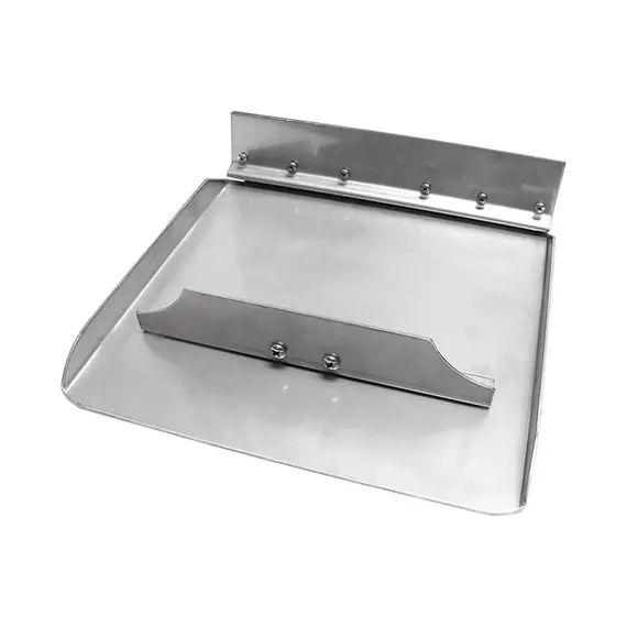 Paire de languettes en acier inoxydable - 508x229mm, Dimensions, mm: 508x229
