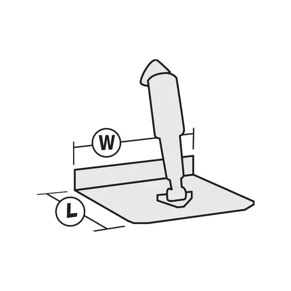 Standard Mount Trim Tab Kit - 305x610mm, Boat size, m: 9-13.2, 5 image