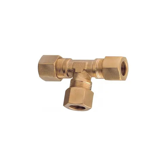 Brass Tee Fitting - 12mm
