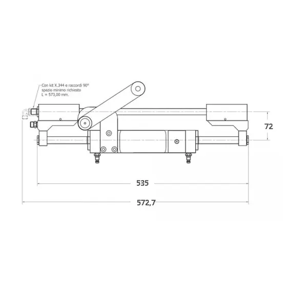 GF300BHD Universal Hydraulic Steering Kit, 2 image GF300BHD Universal Hydraulic Steering Kit, 2 image