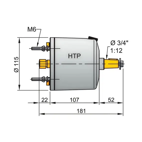 HTP30 Hydraulic Helm Pump, 2 image