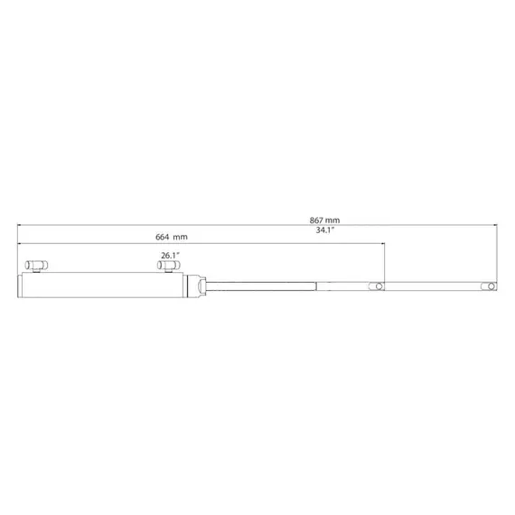 UC132-OBS Side Mount Cylinder, 2 image