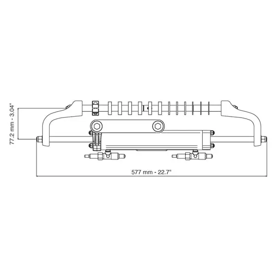 UC81-OBF Front Mount Cylinder, 2 image UC81-OBF Front Mount Cylinder, 2 image