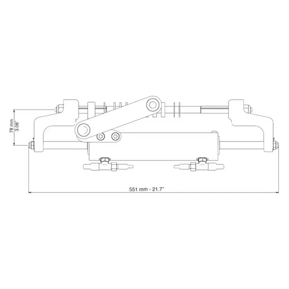 UC95-OBF/3 Front Mount Cylinder, 2 image UC95-OBF/3 Front Mount Cylinder, 2 image