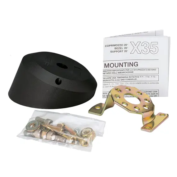 X35 Mounting Hubcap 20 degrees - Black