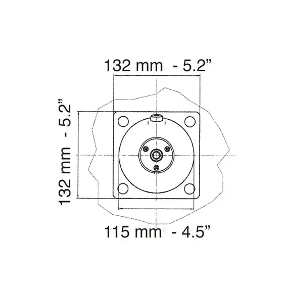 X64 Square Flange, 4 image X64 Square Flange, 4 image