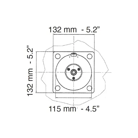 X74 Square Flange, 3 image X74 Square Flange, 3 image
