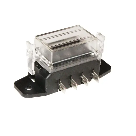 8 line Lamellar fuse holder box - 120x27mm