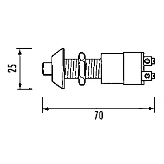 Bouton poussoir 30A, 2 image Bouton poussoir 30A, 2 image