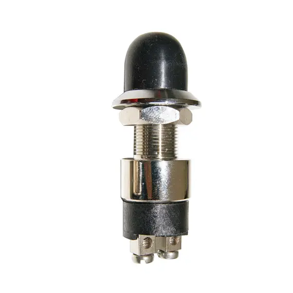 Bouton poussoir noir 30A