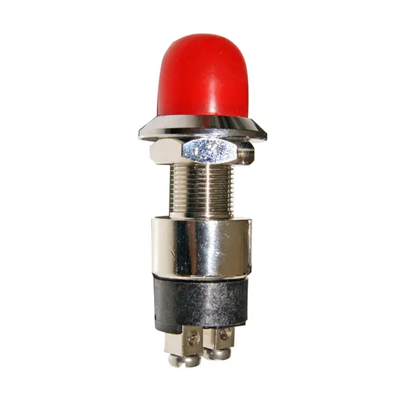 Bouton poussoir rouge 30A