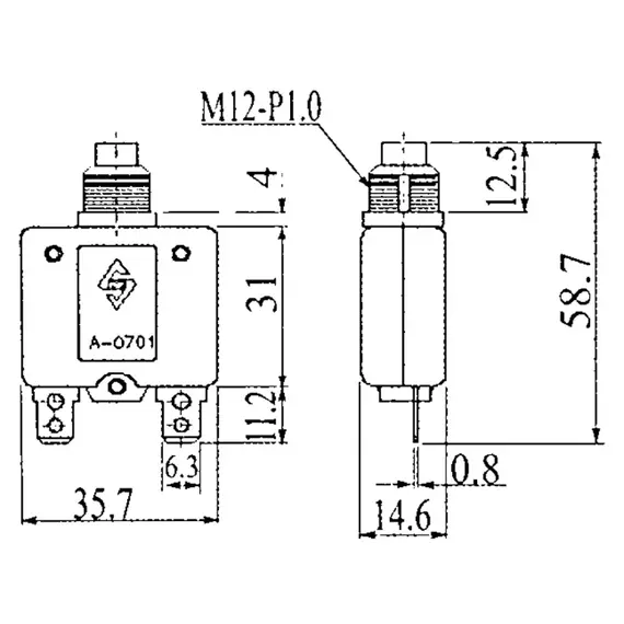 Circuit Breaker 6A MAX, 3 image Circuit Breaker 6A MAX, 3 image
