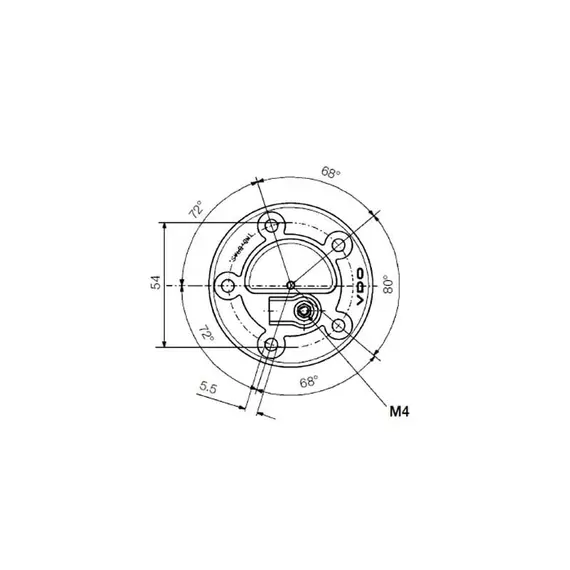 Émetteur tubulaire 0-180 Ohm - 450mm, Longueur, mm: 450, 3 image