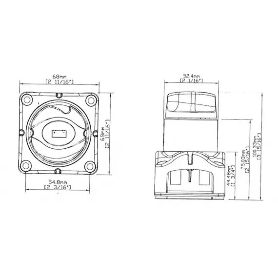 Battery switch BEP 275A with remote control, 2 image Battery switch BEP 275A with remote control, 2 image