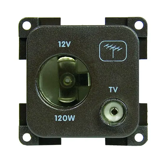 Prise allume-cigare 12V et antenne TV