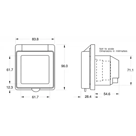 Fiche 2P+T 220V. 16A IP56, 2 image Fiche 2P+T 220V. 16A IP56, 2 image