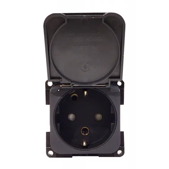 Prise Schuko 230V avec couvercle