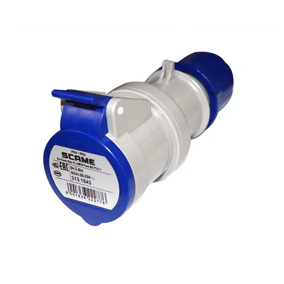 Prise 2P+T 220V. 16A IP44