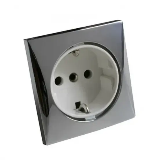 Prise Schuko Chrome 230V