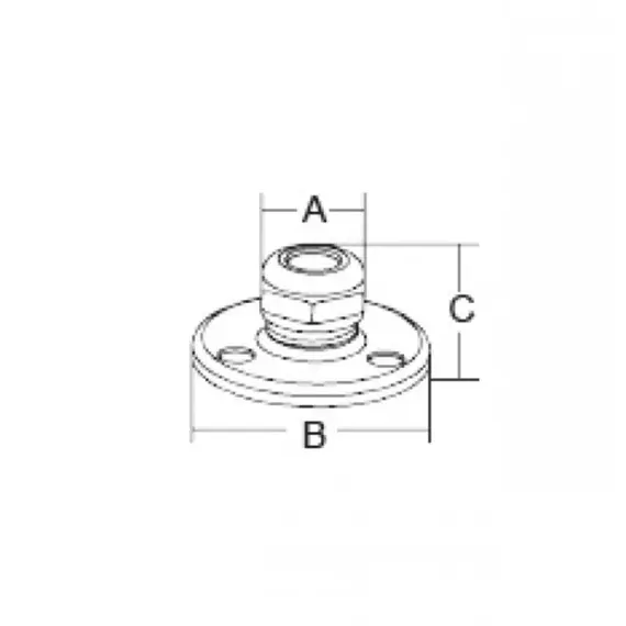 AISI 316 fairlead diameter 4-11mm, 2 image AISI 316 fairlead diameter 4-11mm, 2 image