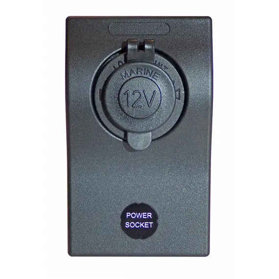 Panel with cigarette lighter socket