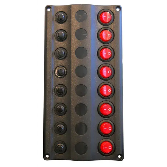 Circuit panel with 8 switches