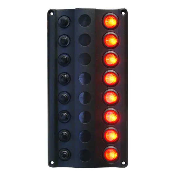 Panneau de circuit avec 8 interrupteurs, 2 image Panneau de circuit avec 8 interrupteurs, 2 image