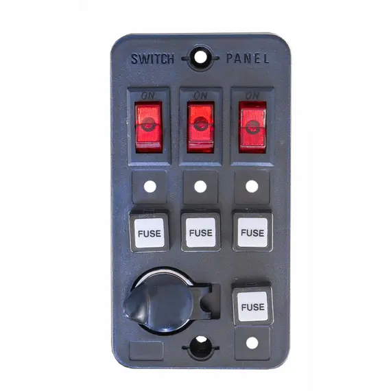 Panneau de circuit avec 3 interrupteurs